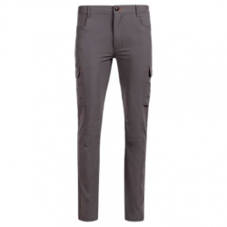 Работен панталон VIGOR сив/оранжев