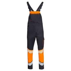 Работен комплект Primo HV яке и полугащеризон оранжев