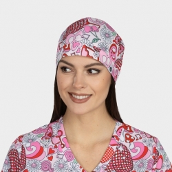 Медицинска шапка MODENA принт Disco Love