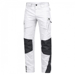 Работен дълъг панталон FLEXH бял