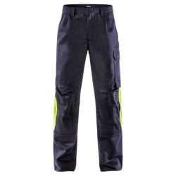 Работен огнеупорен панталон за заваряване FRISTADS FLAME WELDING DARK BLUE