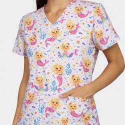 Медицинска туника ISABELLA русалки