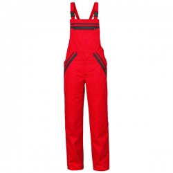 Работен полугащеризон LT1 червен