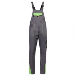 Работен полугащеризон PRISMA LIGHT STRETCH GREY/GREEN