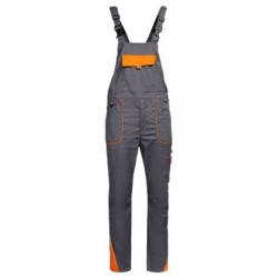 Работен полугащеризон PRISMA LIGHT STRETCH GREY/ORANGE