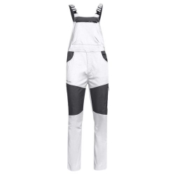 EOS STRETCH WHITE/GREY Работен полугащеризон