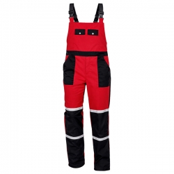 Работен полугащеризон TAYRA червен