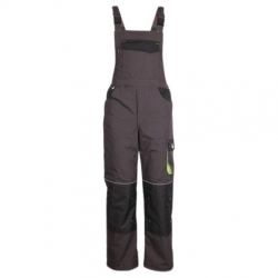 KASTOR T/C WINTER Работен полугащеризон сив/зелен