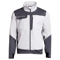 EOS STRETCH WHITE/DARK GREY Работно яке