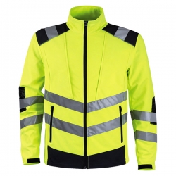Светлоотразително яке BRIGHT жълто