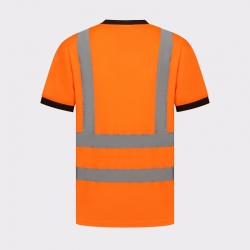 Светлоотразителна тениска STAR Оранжев цвят