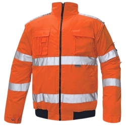Работно Сигнално яке CLOVELLY HV ORANGE