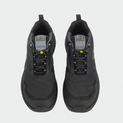 Ниски работни обувки без бомбе Sparco S-PIKE SISTERON LOW O2 Черен / Сив цвят