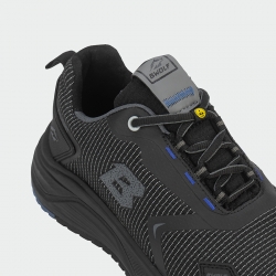 Ниски работни обувки без бомбе Sparco S-PIKE SISTERON LOW O2 Черен / Сив цвят