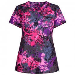 Медицинска туника CHEROKEE GENUINE CK664 принт Brilliant Botanicals