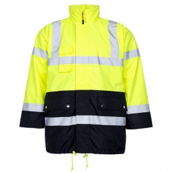 Работна сигнална шуба PAROS 3 в 1 YELLOW