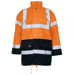 Работна сигнална шуба PAROS 3 в 1 ORANGE