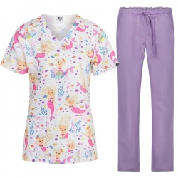 Медицински комплект Isabella русалки и панталон Alessi ирис