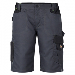 Къс мъжки работен панталон PRISMA SPANDEX GREY