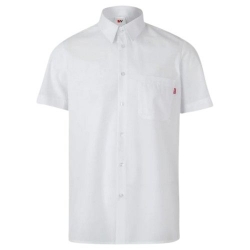 Мъжка риза с къс ръкав VELILLA бяла
