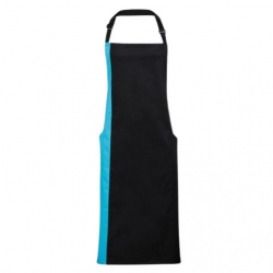 Работна престилка PR162 Черен/Тюркоаз цвят