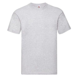Работна тениска  Fruit of the Loom ORIGINAL T  Сив меланж цвят
