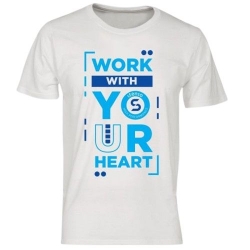 Работна тениска с лого PAYPER SUNSET WHITE