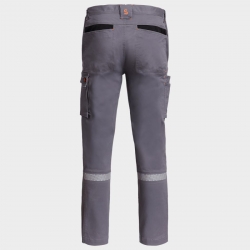Работен панталон MELBOURNE STRETCH сив/черен