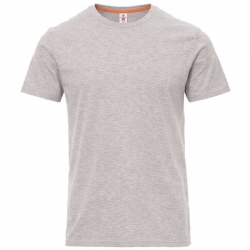 Работен комплект къс панталон Melbourn сив и тениска Sunset сив меланж