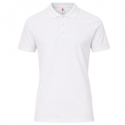 Работна тениска с яка PAYPER ROME бялa