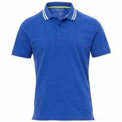 Работна тениска с яка PAYPER NAUTIC кралско синя