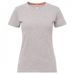 Дамска работна тениска PAYPER SUNSET меланж сиво