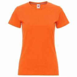 Дамска работна тениска PAYPER SUNSET оранж