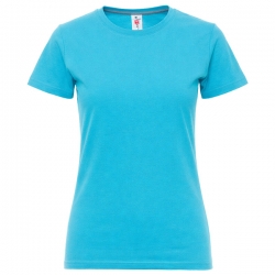 Дамска работна тениска PAYPER SUNSET светло синя