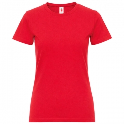 Дамска работна тениска PAYPER SUNSET червена