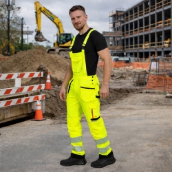 Светлоотразителен гащеризон DRIFT HV Жълт