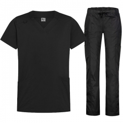 Медицински комплект ANGELICA туника и DANTE панталон черен