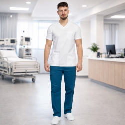 Мъжки медицински панталон DANTE карибско син