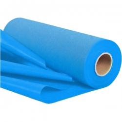 Нетъкан текстил за чаршафи за еднократна употреба 69см СИН 28гр/м2 - 1660 метра