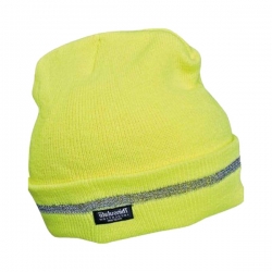 Плетена шапка TURIA HV YELLOW