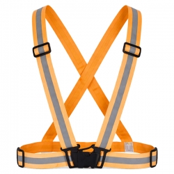 Светлоотразителни тиранти VIZWELL CROSS оранжеви