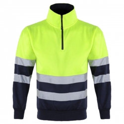 Сигнален работен суитшърт PRISMA HV YELLOW