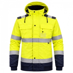 Светлоотразително яке CXS LUTON Жълт цвят