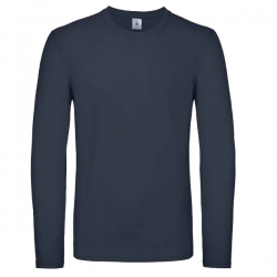 Работна блуза  с дълъг ръкав B&C collection  Тъмносин цвят