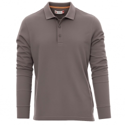 PAYPER FLORENCE DARK GREY Работна блуза с дълъг ръкав и яка