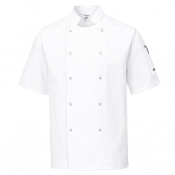 Работна туника за готвачи CHEFS C733 WHITE