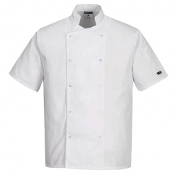 Готварска туника CUMBRIA бяла