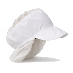 Работна шапка за готвачи TULL с мрежа за коса