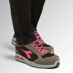 Работни обувки DIADORA RUN A.BOX LOW S1PS FO SR ESD сиви/черни/розови