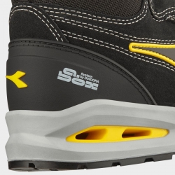 Работни обувки DIADORA RUN A.BOX MID S3S FO SR ESD черни